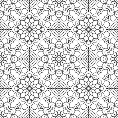 Kusursuz desen. Klasik dekoratif öğeler