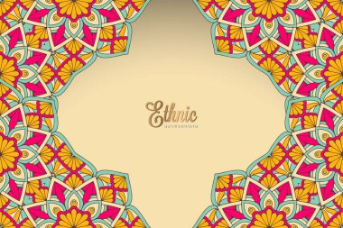 Lüks dekoratif mandala tasarım arka planı