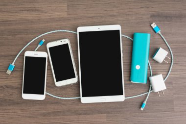 Usb ile şarj kabloları smartphone ve tablet en iyi görünümü için