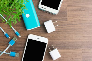 Usb ile şarj kabloları smartphone ve tablet en iyi görünümü için