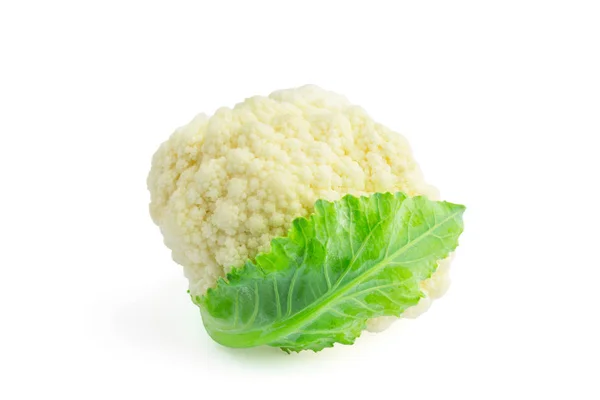 Fresh Cauliflower White Background — Stock Photo, Image