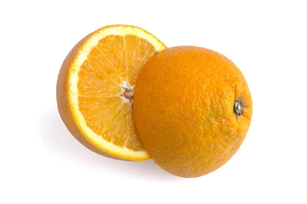 신선한 오렌지 화이트 — 스톡 사진