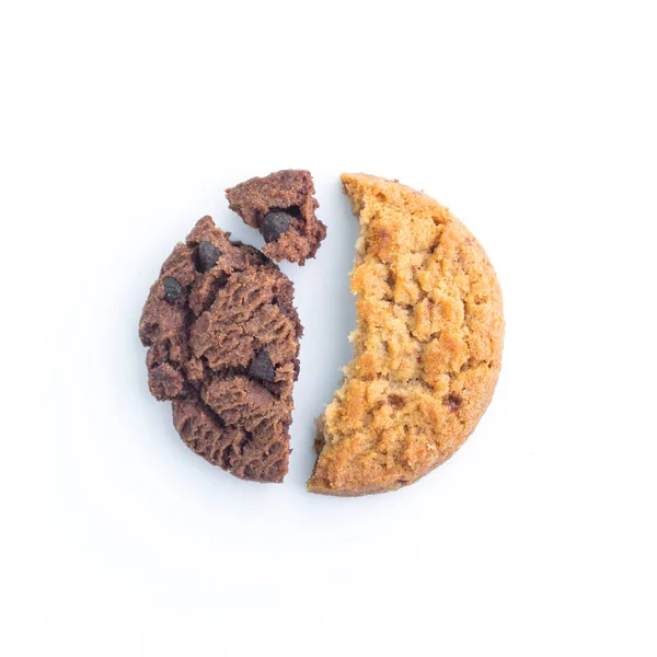 自家製チョコチップクッキーとバタークッキー — ストック写真