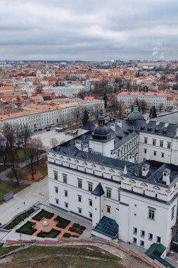 Litvanya Büyük Dükü, hava şehir manzaralı, Vilnus, Litvanya'nın Sarayı