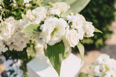 Düğün dekorasyonu, çiçek ve çiçek tasarım Ziyafet ve töreni