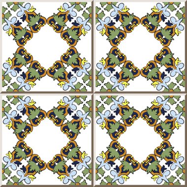 Seramik karo desen sarmal eğri kontrol çapraz geçiş yumuşatma çiçek çerçeve, oryantal iç döşeme duvar süsleme zarif şık tasarım