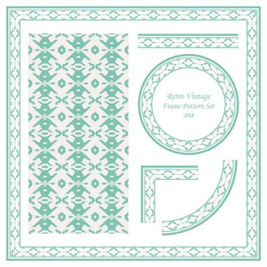 Vintage sınır Dikişsiz desen arka plan çapraz, çokgen geometrisi için davet tebrik kartı veya Not şablonu tasarım ideal ayarla.