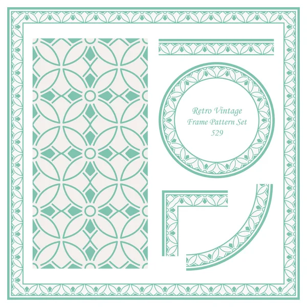 Eğri çapraz çerçeve satır çiçek, davet tebrik kartı veya Not şablonu tasarımı için ideal yuvarlak Vintage sınır Dikişsiz desen arka plan ayarlamak.
