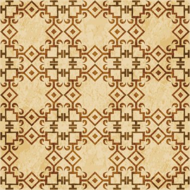 Retro kahverengi mantar doku grunge sorunsuz arka plan kontrol çapraz çerçeve zinciri kare eğrisi