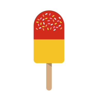 Renkli yaz buzlu şeker, lezzetli yaz tatlı serin tatlı