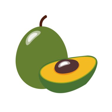 Sağlıklı organik Pouteria lucuma yumurta meyve renkli tropikal doğa taze meyve nesneleri.