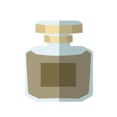 Zarif renkli karikatür vektör şişe