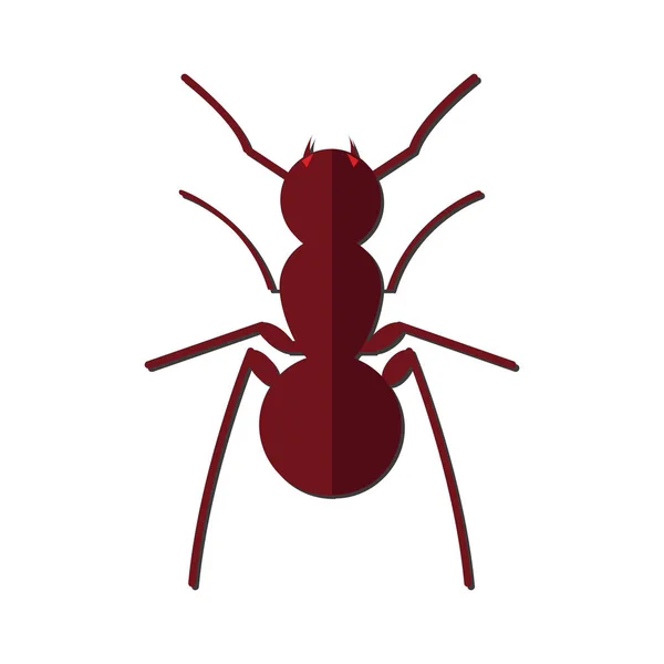 Przedszkola Natura Wektor Owada Ant — Wektor stockowy