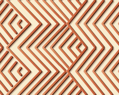 Sorunsuz kabartma heykel dekorasyon retro desen rhomb üçgen geometrisi dalga Kadraj çapraz. Tebrik kartı veya zemin şablon tasarımı için idealdir