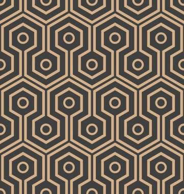 Vektör damasko Dikişsiz retro desen arka plan çokgen geometrisi oryantal Kadraj çapraz. Zarif lüks kahverengi tonlu tasarım duvar kağıtları, arka planında ve sayfa doldurmak için.