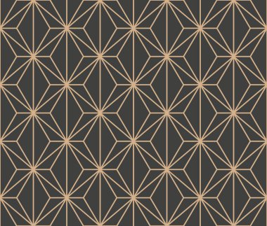 Vektör damasko Dikişsiz retro desen arka plan geometri Çokgen Kadraj çapraz. Zarif lüks kahverengi tonlu tasarım duvar kağıtları, arka planında ve sayfa doldurmak için.