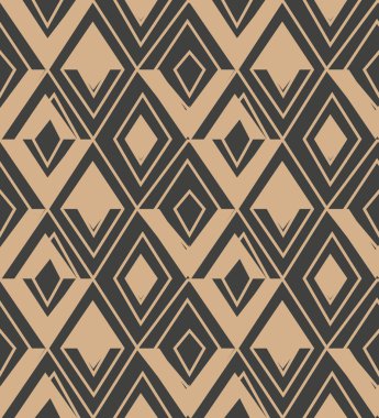 Vektör damasko Dikişsiz retro desen arka plan elmas geometri çapraz çerçeve satır kaleydoskop kontrol edin. Zarif lüks kahverengi tonlu tasarım duvar kağıtları, arka planında ve sayfa doldurmak için.