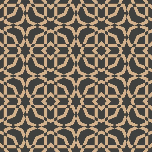 Vector Damassé Sans Couture Motif Rétro Fond Polygone Géométrie Cadre — Image vectorielle