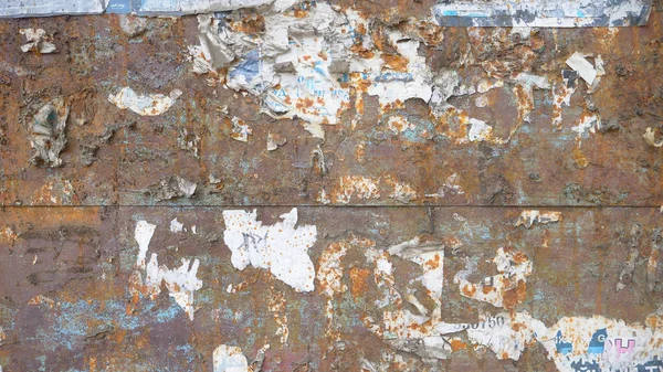 复古复古纹理生锈的金属铁破碎的纸张背景图像 — 图库照片