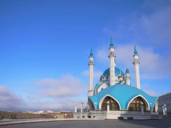 Historic Architectural Complex Kazan Kremlin Blue Sky Kazan Russia — Stock Photo, Image