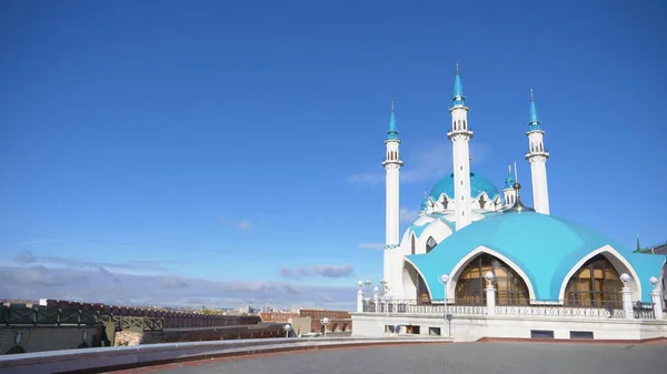 Complexe Historique Architectural Kremlin Kazan Avec Ciel Bleu Kazan Russie — Photo