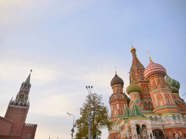 Aziz Basil Katedrali, Kızıl Meydan Moskova Kremlin, Rusya.