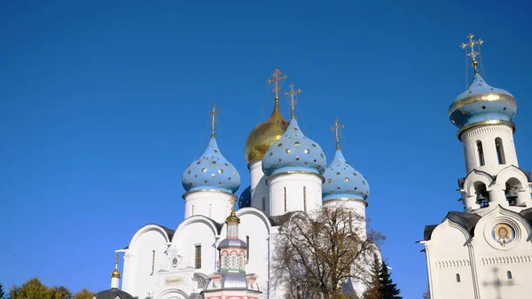 Conjunto Arquitectónico Trinidad Sergio Lavra Sergiev Posad Moscú Rusia Monasterio —  Fotos de Stock