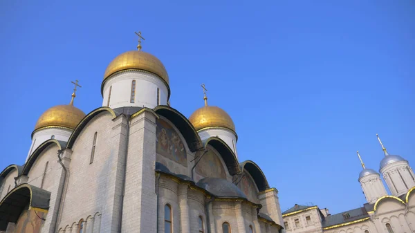 Famosa Iglesia Arquitectura Spot Viaje Kremlin Moscú Rusia —  Fotos de Stock