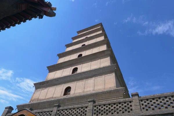 Famosa arquitetura budista chinesa antiga de Dayan Pagoda, Xi — Fotografia de Stock