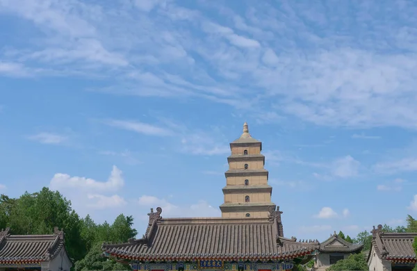 Famous Chinese ancient Buddhist architecture of Dayan Pagoda, Xi