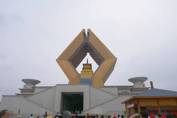 Chinese beroemde oude Boeddhisme tempel van de Famen Tempel, Situ — Stockfoto