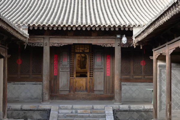 Tradiční čínské rezidence architektura v Tianshui lidové umění — Stock fotografie