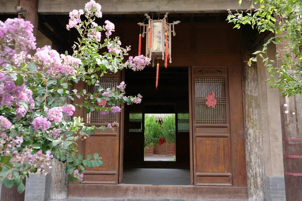 Traditional Chinese Residences architecture in Tianshui Folk Art — ストック写真