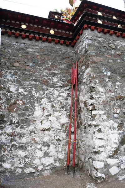 Tibetisch-buddhistischer Tempel in der Provinz Laji Shan Qinghai China — Stockfoto