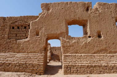 Gaochang Harabelerinin manzara görüntüsü Xinjiang Vilayeti Çene