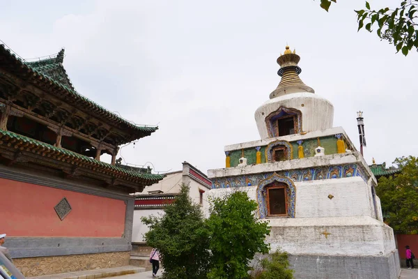 Kumbum Kloster, ta 'er Tempel ein tibetisches buddhistisches Kloster in h — Stockfoto