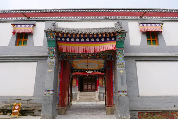 Mosteiro de Kumbum, Templo de Ta 'er, um mosteiro do budismo tibetano em H — Fotografia de Stock