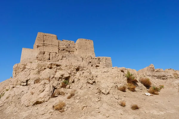 Widok na ruiny Jiaohe leżące w prowincji Xinjiang — Zdjęcie stockowe