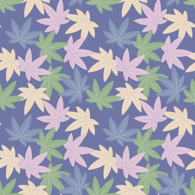 Japon stili eski model kusursuz arka plan renkli botanik bahçesi doğa akçaağaç yaprağı.