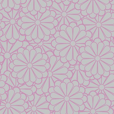 Japon stili eski model dikdörtgen arkaplan çiçeği