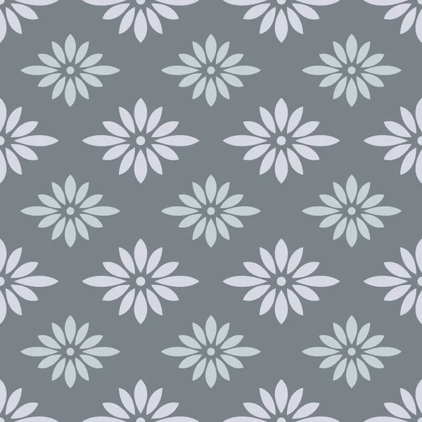 Japanese Style Retro Vintage Seamless Pattern Background Flower — Stock Vector