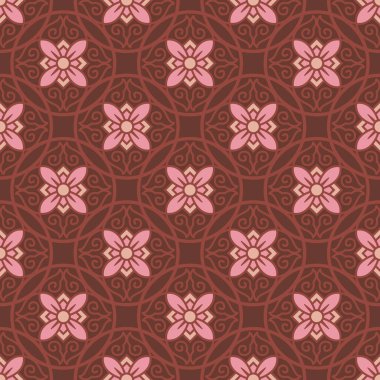 Antika Çin geleneksel desenli dikişsiz arka plan çapraz sarmal çerçeve çizgisi çiçek çizgisi