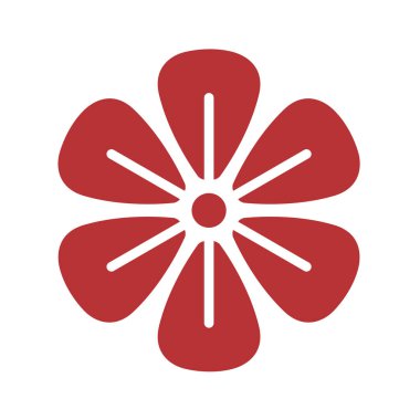 Doğulu yalıtılmış nesne spiral eğri çapraz çiçek