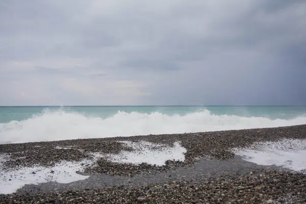 Fırtına, dalga, yağmur, deniz, seyahat, Abhazya, Gagra, Pitsunda