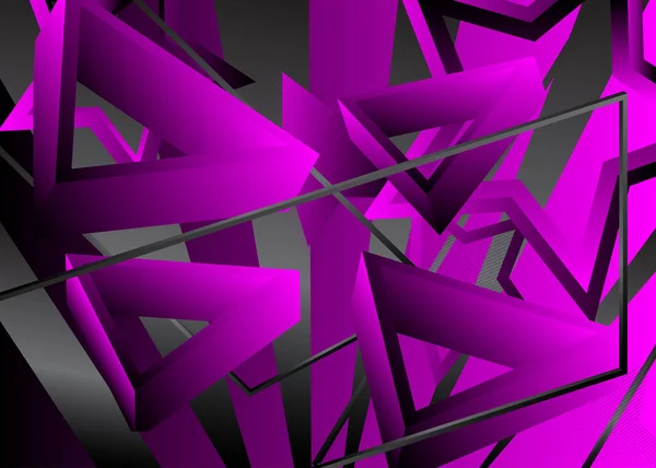 Triangles Violet Noir Fond Exclusif Premium Vecteur Luxe Sombre Dégradé — Image vectorielle