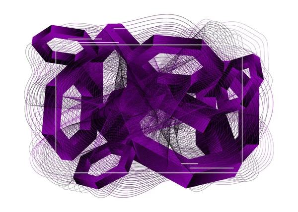 Μοντέρνο Πρότυπο Αφίσας Αφηρημένο Φόντο Δυναμικά Γραμμικά Κύματα Δημιουργική Ταπετσαρία — Διανυσματικό Αρχείο