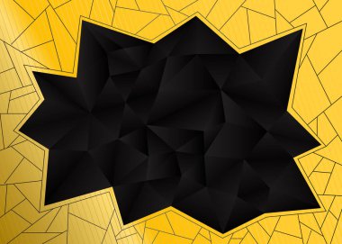 Mesaj panosu, metin ve mesaj tasarımı için düz çizgileri olan modern grafik, soyut vektör illüstrasyonu.