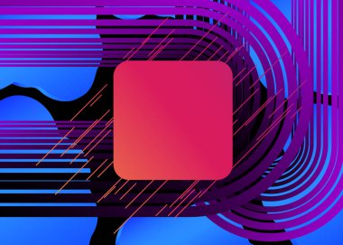 Modern akıcı sıvı arka plan. Dinamik grafik elementler, gradyanı olan soyut afiş. Vektör