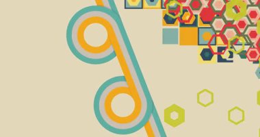 70 'lerin Retro Arkaplan animasyonu ile Groovy 1970' lerin sanat videosu. Minimalist Vintage tasarımı, eski moda renk çizimi.