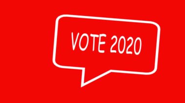 Oylama 2020. Amerika Birleşik Devletleri Başkanlık seçimi demokrasi tatil konsepti dijital kompozisyon